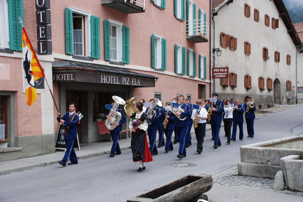Hotel Piz Ela Bergun Davos Exterior photo